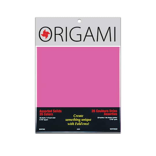 Yasutomo&#xAE; Assorted Colors 5.875&#x22; x 5.875&#x22; Origami Paper, 35 Sheets